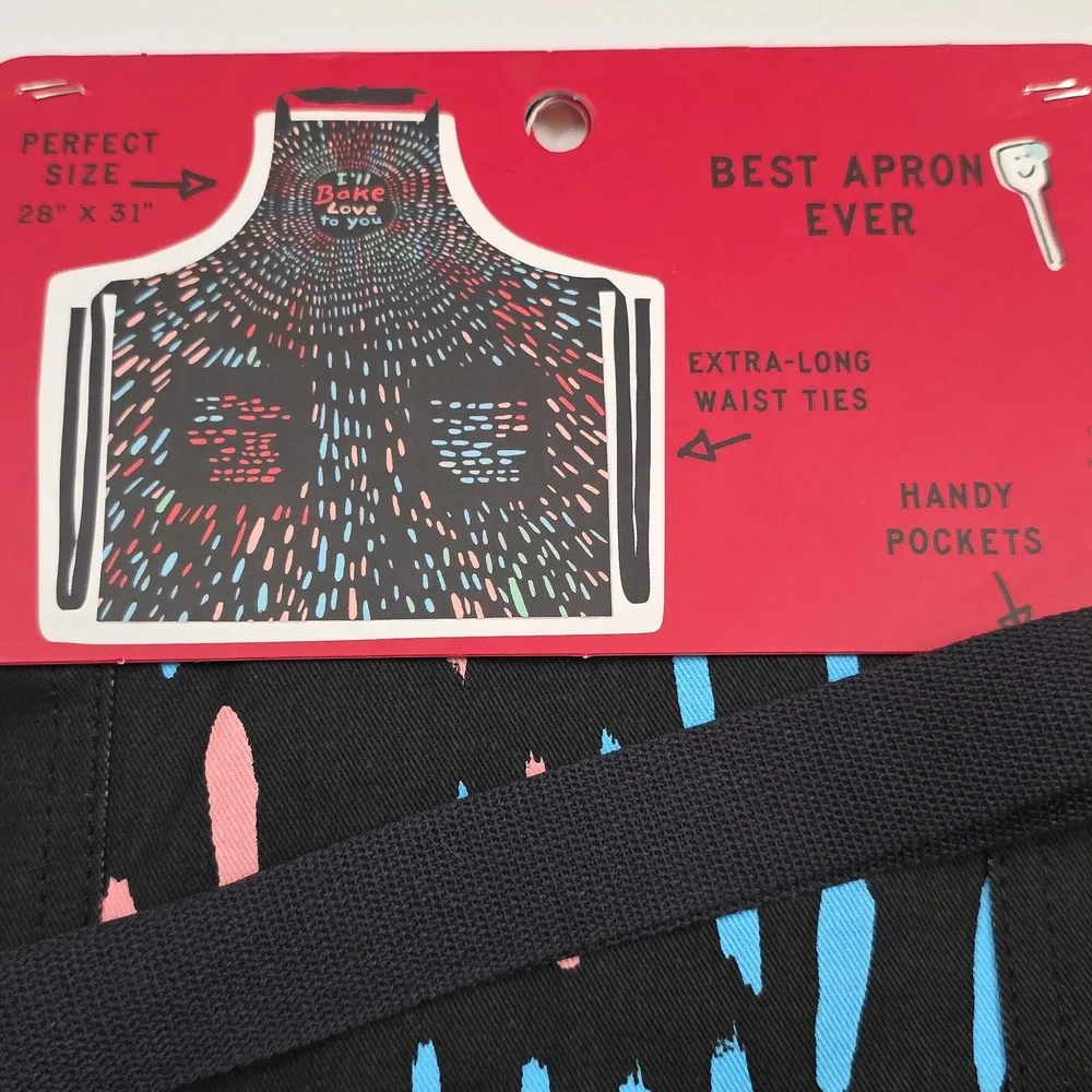 Blue Q vibrant apron